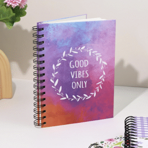 Good vibe spiral notebook